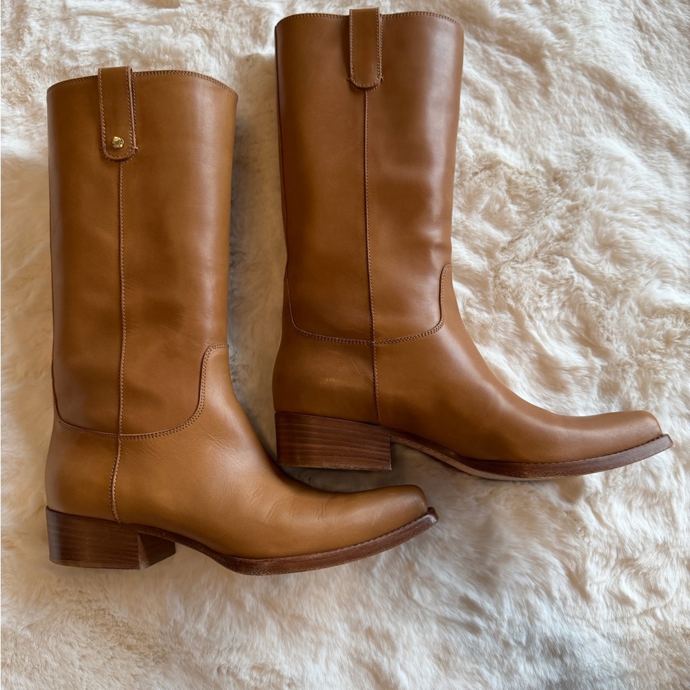 Jimmy Choo Women’s Babel Calf Boot in Tan Sz 38.5. Authentic! - Picture 5 of 7